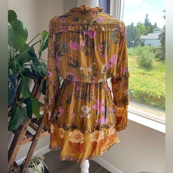 Cotton Lance Cade turmeric colored dress - Picture 2 of 6